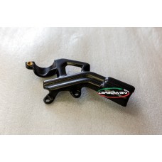 Carbonvani - Ducati Panigale V4 (all) / Streetfighter V4 (up to 2022) Carbon Fiber Rear Reservoir Mount with Dry Clutch Conversion